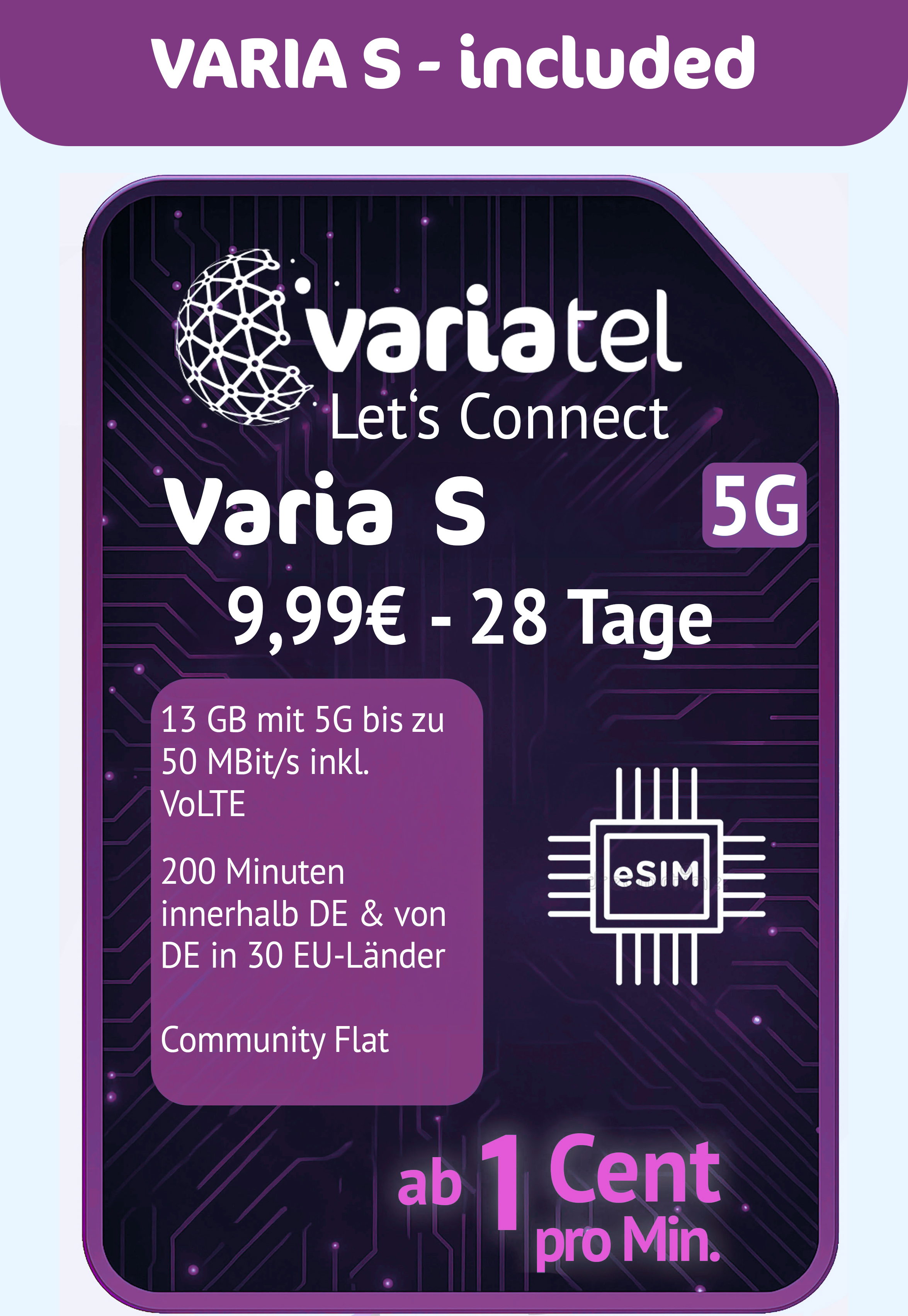 Varia S – eSIM