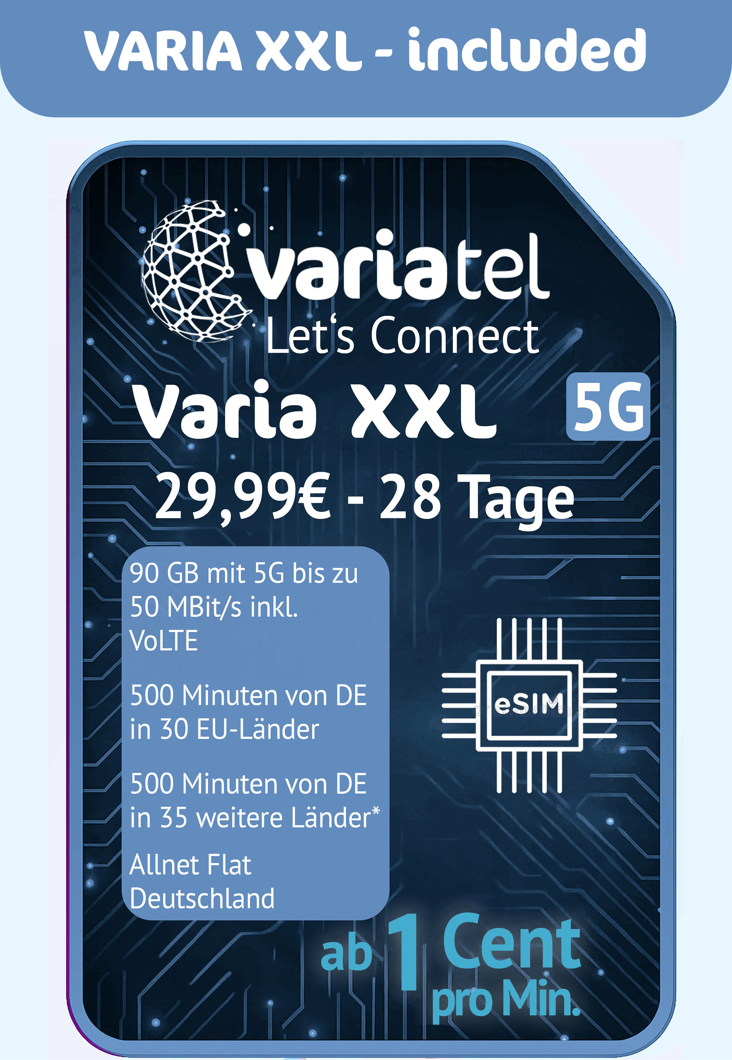 Varia XXL – eSIM